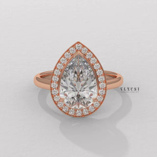 pear luxury gift ring