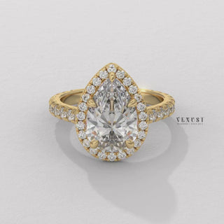 pear engagement ring