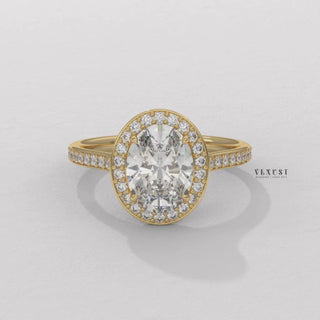  oval halo gold ring, oval engagement ring