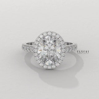 oval halo ring USA, oval halo engagement ring, oval pave engagement ring, oval halo diamond ring, oval moissanite halo ring, oval engagement ring halo style