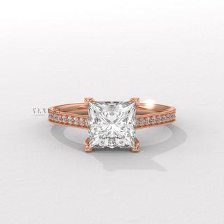 princess cut engagement ring
