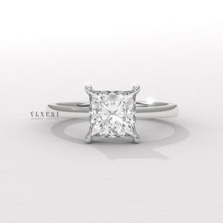 princess cut engagement ring
