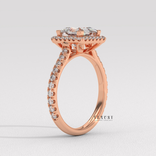 princess halo ring sparkle, princess halo ring elegant,