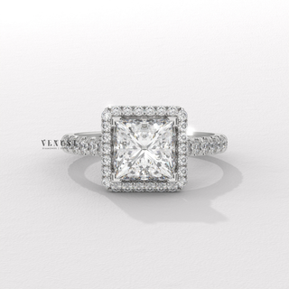 princess halo ring minimalist, princess halo ring classy