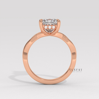 princess infinity ring white gold
