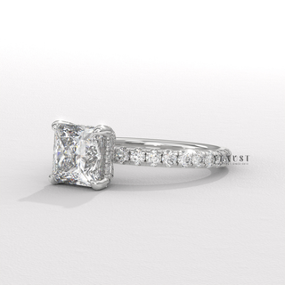 princess pave engagement ring,princess cut pave engagement ring
princess diamond pave engagement ring