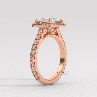 princess ring diamond look