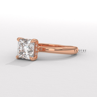 
princess solitaire ring gold,princess solitaire engagement ring, princess solitaire diamond ring, princess solitaire moissanite ring, princess solitaire engagement ring for women