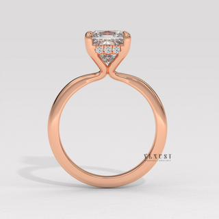 princess solitaire simple ring