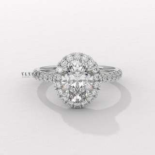 engagement oval halo ring, soulmate ring oval halo