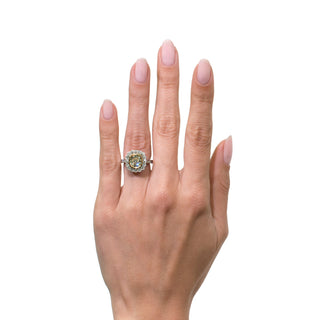 proposal ring,engagement ring,diamond ring, Cushion Cut Diamond ring 