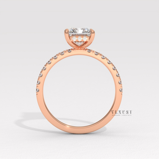radiant sparkle ring
diamond accent band
radiant bridal ring
luxury diamond band