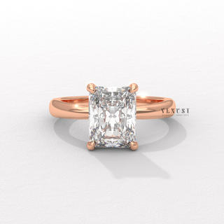 radiant solitaire engagement ring, minimalist radiant solitaire ring
elegant radiant engagement ring
radiant cut ring with hidden halo
unique radiant cut diamond ring
radiant cut gold engagement ring