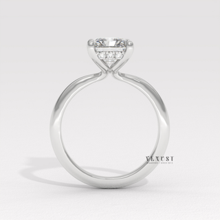 radiant solitaire everyday ring for women