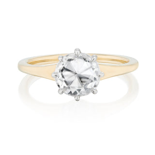 rose cut round ring
