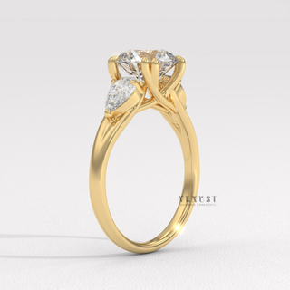 round brilliant center ring
