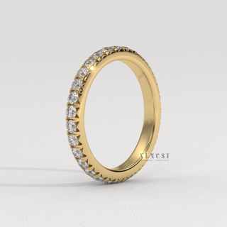 full eternity ring
round cut eternity band
diamond eternity wedding band
eternity ring for women
round diamond wedding band
eternity band ring