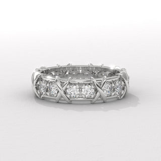 round diamond sixteen stone ring