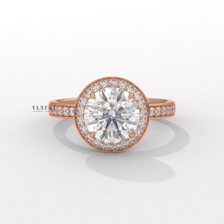  diamond halo ring,round diamond halo ring