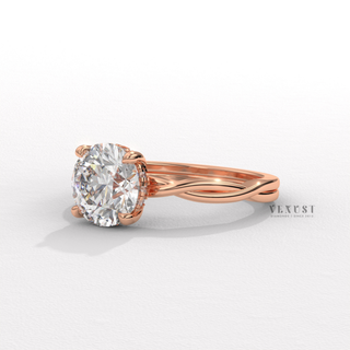 round infinity bridal band