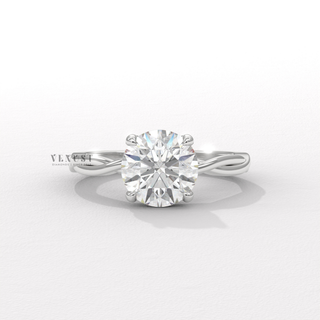 round infinity wedding band