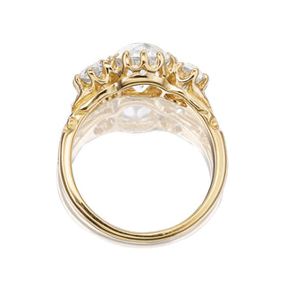 round moissanite ring for women
