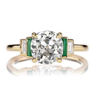 round old mine moissanite ring
2 carat moissanite engagement ring
five stone moissanite ring
old mine cut moissanite ring