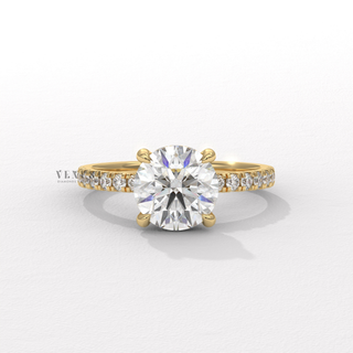 round pave engagement ring
round diamond pave ring
round engagement ring
pave engagement ring
round cut ring