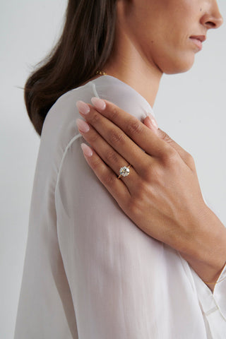 round promise ring, ROUND CUT RING, diamond ring, engagement ring 