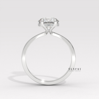 round solitaire proposal ring