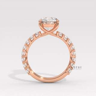 affordable pavé diamond ring