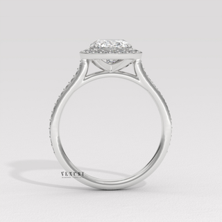 anniversary halo ring, engagement ring 
