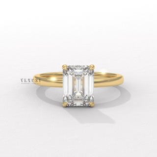emerald cut engagement ring