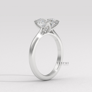 solitaire ring luxury look