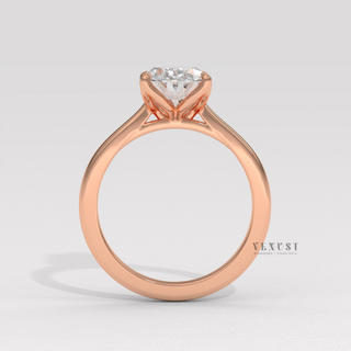 solitaire ring modern style