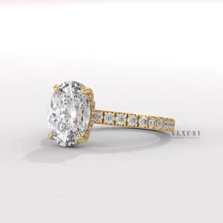 modern oval diamond ring
unique oval pave ring
vintage oval pave ring
