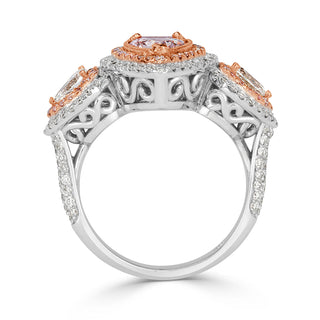 sparkling pave engagement ring