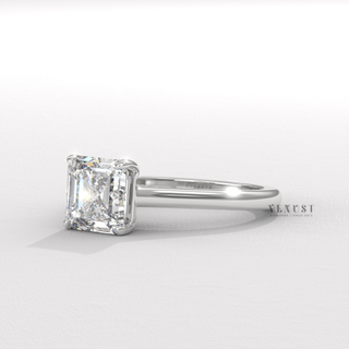 asscher diamond hidden halo ring
hidden halo asscher engagement ring
asscher cut solitaire engagement ring
vintage asscher hidden halo ring