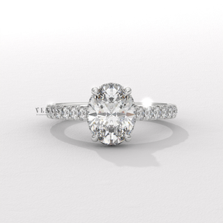 pave diamond ring
engagement ring oval
luxury engagement ring
oval cut ring