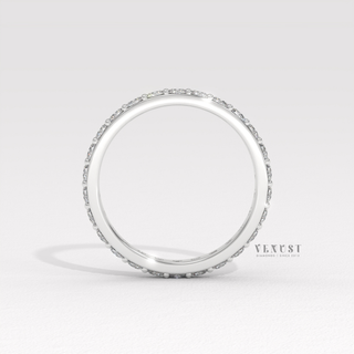 thin round diamond stacking band USA