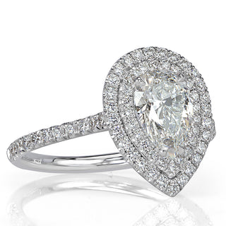 double halo engagement ring