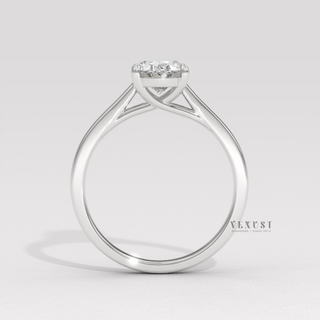 timeless oval engagement ring