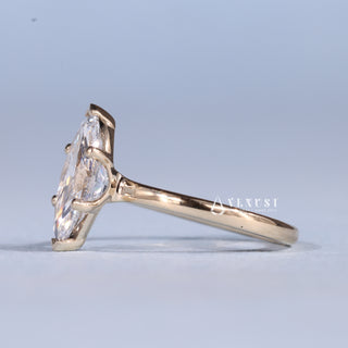 1.50CT Marquise Moissanite Diamond Solitaire Engagement Ring