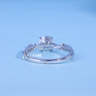 1.0CT Round Moissanite Diamond Nature Inspired Twig Style Engagement Ring
