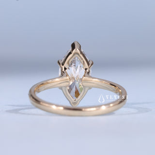 1.50CT Marquise Moissanite Diamond Solitaire Engagement Ring