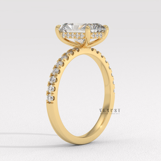 trending radiant diamond ring design