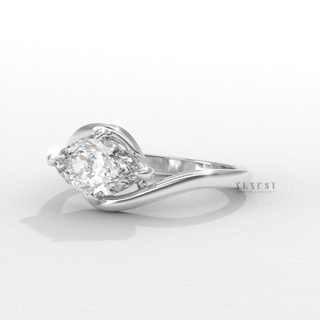 unique marquise engagement ring

