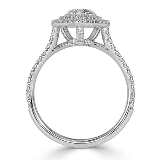 unique pear ring