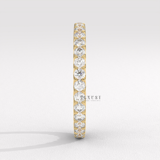 round cut wedding ring for women
round diamond anniversary band
full eternity round diamond band
half eternity round diamond band
round diamond bridal band