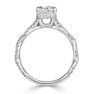 women’s Cushion engagement ring
infinity ring 
engagement ring 
diamond ring 
cushion infinity engagement  
cushion cut ring 
cushion diamond ring 
